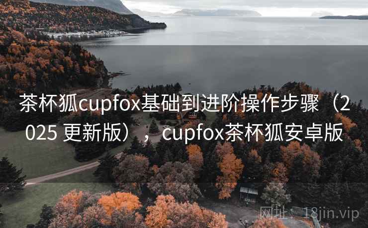 茶杯狐cupfox基础到进阶操作步骤（2025 更新版），cupfox茶杯狐安卓版